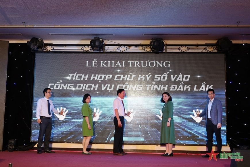 Tỉnh Đắk Lắk tuyên truyền về chữ ký số và dịch vụ chứng thực chữ ký số năm 2023